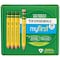 Ticonderoga My First Short Wooden Pencils, Yellow Large Triangle Barrel With Eraser, 36PK X33136 - alternate 4